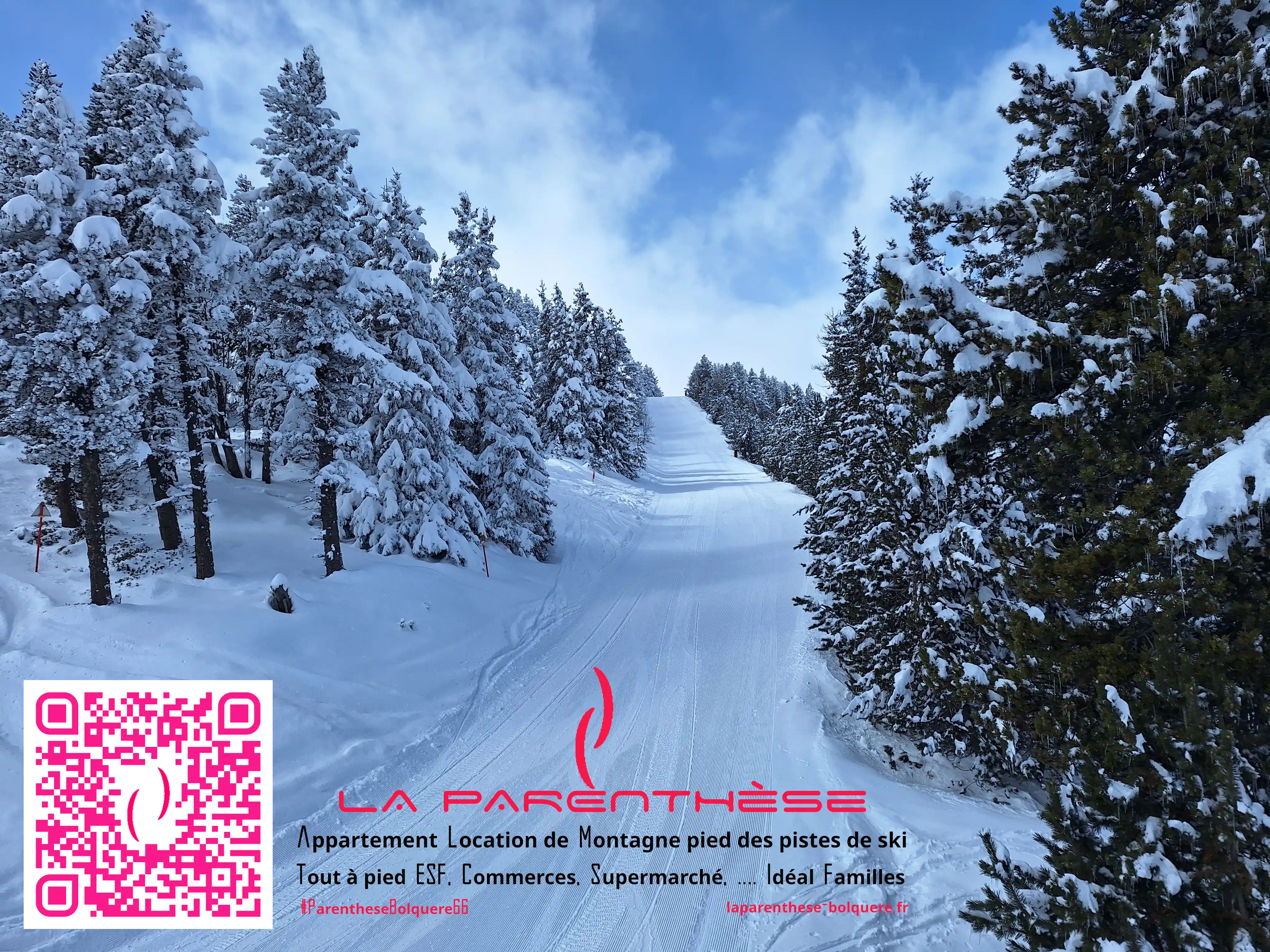 Piste noire Roc de la Calme Pyrénées 2000